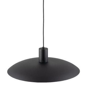 Wisząca lampa na kablu Astra 10712 owalny abażur nad stół czarny