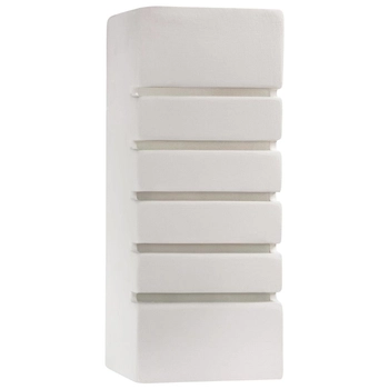 Ceramiczna lampa ścienna SL.0161 prostokątna do holu biała