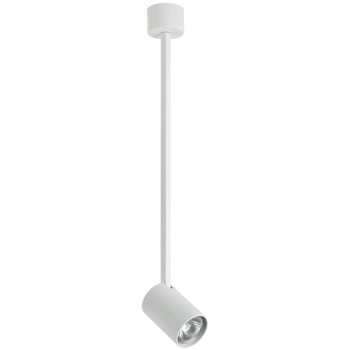 Spot LAMPA sufitowa Tuka Bianco L Orlicki Design regulowana OPRAWA metalowa downlight tuba biała