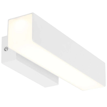 Ścienna lampa LANDER 21-25814 metalowa LED 10W 4000K prostokątny biały