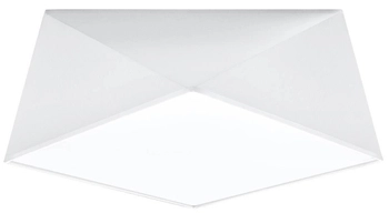 LAMPA sufitowa SL.0689 geometryczna OPRAWA natynkowa biała