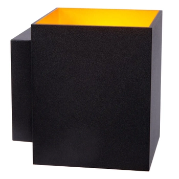 Ścienna lampa kostka XERA 23253/01/30 Lucide kwadratowa metalowa czarna