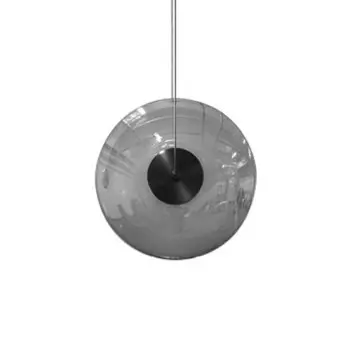 Szklana lampa wisząca ANDORA przydymiona czarna LED 12W 3000K szklana barwa ciepła AZ6883