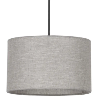 Szynowa lampa wisząca 1-fazowa Tracer 10670 z abażurem szary