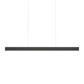 Lampa wisząca  nowoczesna PURE-LUME antracyt LED 76W 2700-5000K podłużna listwa do salonu 2738-13