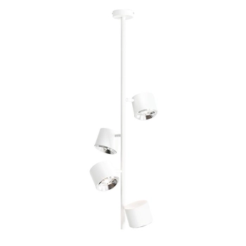 Lampa sufitowa Bot 1046PL_L2 metalowe reflektorki ruchome do salonu biała