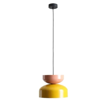 Metalowa lampa wisząca TULA 1132G14_11_C nad stół kolorowa