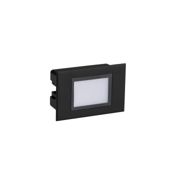Wpuszczana lampa ścienna LAVERNO LE75324 LED 3W 3000K IP65 czarna