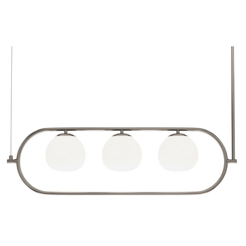 Metalowa lampa wisząca Erich MOD221PL-03N kule chrom