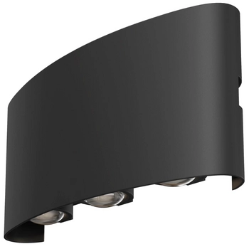 Lampa na elewację kinkiet Strato O417WL-L6B3K LED 6W 3000K czarny