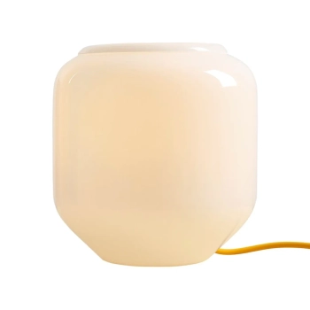 Lampka stolikowa żółta FLASK 1xE27 szklana z wtyczką 8500B21_S
