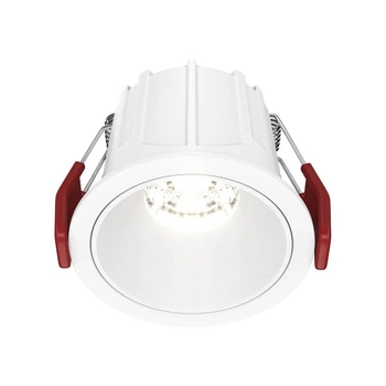 Okrągła lampa sufitowa Alfa DL043-01-10W4K-D-RD-W Maytoni LED 10W 4000K wpuszczana biały