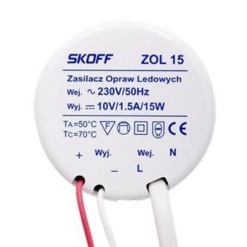 Zasilacz do puszki ZL-015-C-1-1-ML-PL-01 Skoff 15W biały