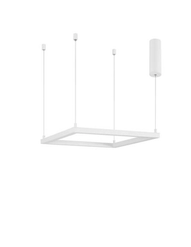 Minimalistyczna lampa wisząca Jean frame LED 30W biała
