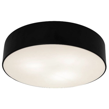 Salonowa LAMPA sufitowa RENATA 5081 Rabalux okrągły plafon metalowy do sypialni czarny