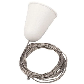 Linkowe zawiesie bez uchwytu do szyn DOBAC MHT1-P50-WH TRACK Maxlight regulowane 5m białe