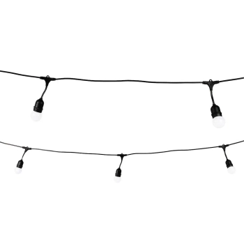 Klimatyczna girlanda do ogrodu Summer Time EKG2292 LED 6W 3000K IP44 czarny