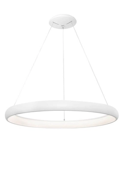 Nowoczesna lampa wisząca Tolu nad stół LED 80W biała