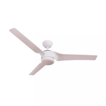 Wentylator z lampą LED na pilota biały 23003+23005 1x LED 18W 3000K IP44 do salonu ciepła barwa