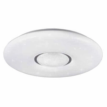 Sufitowa LAMPA plafon LIA R65051000 RL Light okrągła OPRAWA regulowana LED RGBW 20W 3000K - 6000K plafoniera efekt gwiazd biała