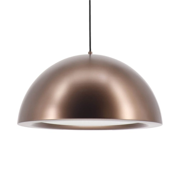 Lampa zwisająca RENE AZ5901 Azzardo nad stół półokrąg brązowa