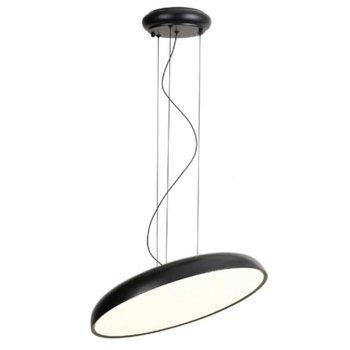 Zwisowa lampa Lamina CGLAMINA-BLACK Copel LED 30W 3000K do salonu czarna biała