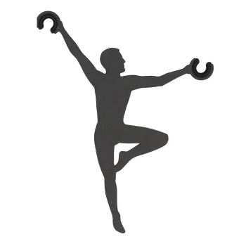 Uchwyt do regulacji przewodów ACROBAT 11797 metalowy jedwabisty grafit