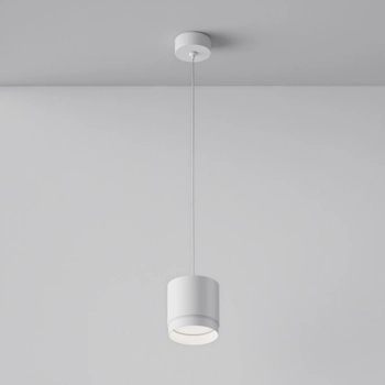 Metalowa lampa sufitowa Polar P088PL-GX53-W Maytoni okragła biały