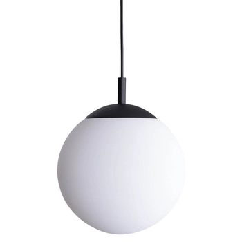 Lampa wisząca Esme 5669 ball do kuchni metalowa biała czarna