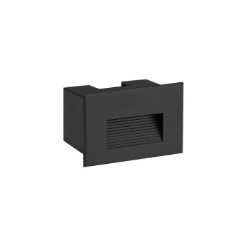 Ogrodowa lampa ścienna CENDILO LE75320 LED 4W 3000K podtynkowa IP65 czarna