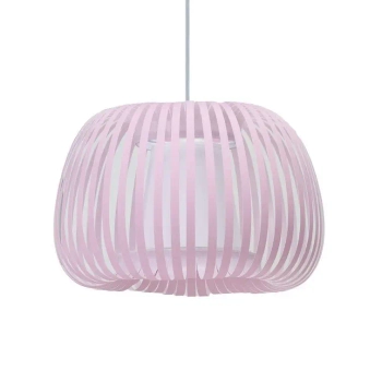 Sypialniana lampa wisząca AGORA AZ6645 ażurowa różowa