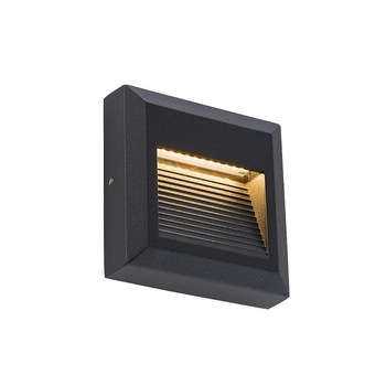 Elewacyjna lampa podtynkowa SIDEWALK 8148 LED 1,6W 3000K IP54 czarna