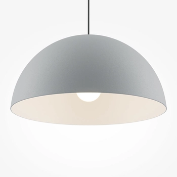 Lampa wisząca kopuła Basic colors MOD168PL-01GR Maytoni nad wyspę szary