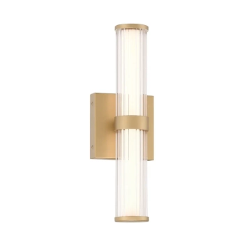 Kinkiet rurka Fayton QN-FAYTON-S-BG LED 14W 3000K IP44 do łazienki złoty