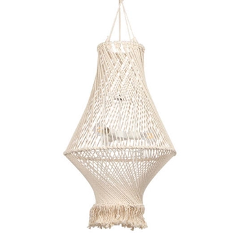 Lampa wisząca REVE 18127374 ekologiczna boho zwis pleciony kremowy