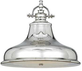 Jadalniana lampa wisząca QZ-EMERY-P-M-IS industrial srebrna