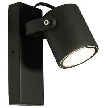 Kinkiet LAMPA ścienna PINO 311573 Polux metalowa OPRAWA reflektorek OUTDOOR elewacyjny IP44 czarny