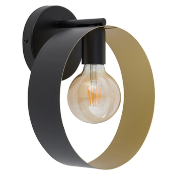 Lampa ścienna ring HOOP 32305 Sigma metalowa obręcz czarna