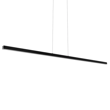 Liniowa wisząca lampa nad stół 1257 LED 15W 3000-6000K belka czarna