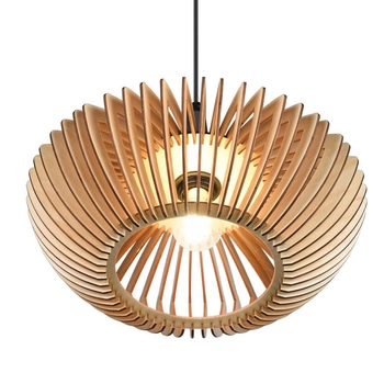 Lampa wisząca nad stół COLINO 315900142 drewniany antracyt