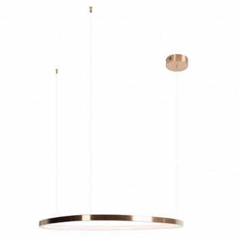 Salonowa lampa wisząca CAYENNE P0606D LED 37W 3000K pierscień miedziany