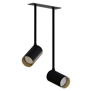 Wpuszczany reflektorek nowoczesny Mono 7682 lampa do holu czarna