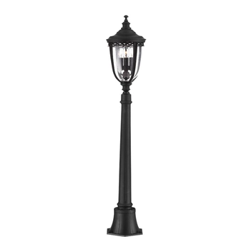 Ogrodowa lampa stojąca FE-EB4-M-BLK latarnia IP44 czarna