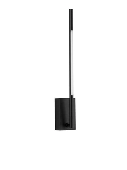 Nowoczesny kinkiet pokojowy Bell listwa LED 4,6W czarna
