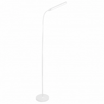 Salonowa lampa podłogowa SM-605-WH LED 10W 3000-6000K biały