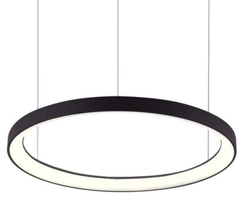 Ledowa lampa wisząca Agnes AZ5022 60W okrąg czarna