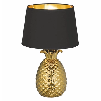 Dekoracyjna lampka stołowa Pineapple R50431079 RL Light ananas czarna złota