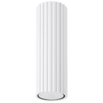 Sufitowa lampa podłużna KARBON SL.1531 ryflowana tubka biała