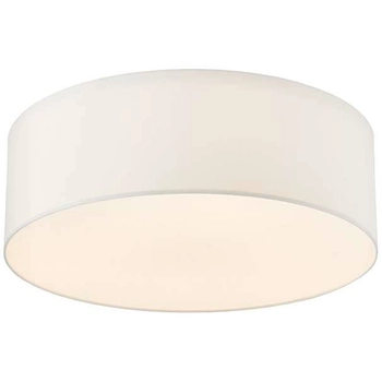 LAMPA sufitowa SPACE S 30651301 Kaspa abażurowa OPRAWA plafon okrągły biały