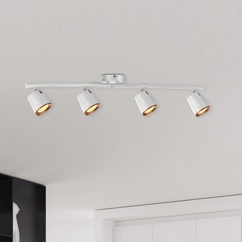 Sufitowa LAMPA plafon SOLANGE 5048 Rabalux metalowa OPRAWA reflektorki LED 24W 3000K regulowane białe złote
